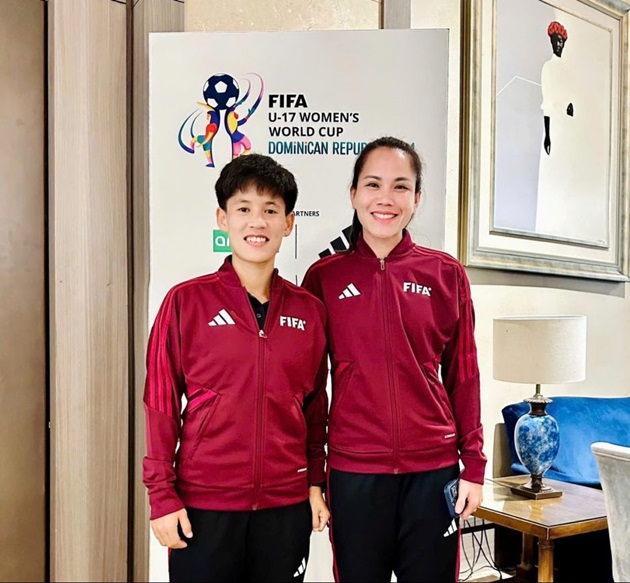 2 nữ trọng tài Việt Nam làm nhiệm vụ ở FIFA U17 Women's World Cup 2024. Ảnh: VFF.