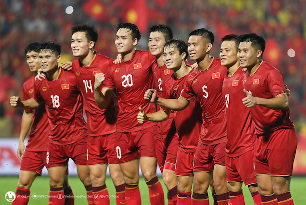 Bóng đá Việt Nam phấn đấu dự World Cup trước năm 2045. Ảnh: VFF.