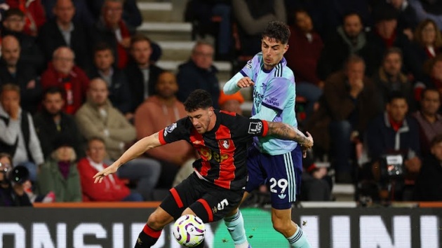 Hàng công Arsenal có ngày thi đấu kém hiệu quả khi chỉ tung ra 6 cú sút, và 1 lần đưa bóng đi trúng đích cả trận.