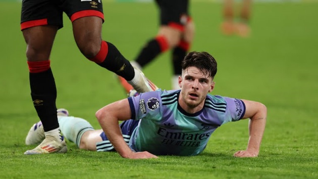 Trong bối cảnh đội bóng gặp nhiều khó khăn, Rice vẫn cho thấy được giá trị với lối chơi quyết đoán và mạnh mẽ.