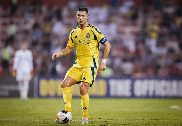 Ronaldo chơi đầy nỗ lực.