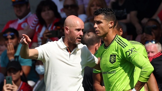 Ronaldo chê bai Ten Hag.