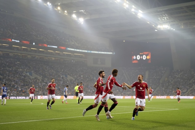 Rashford mở tỷ số cho Man United.