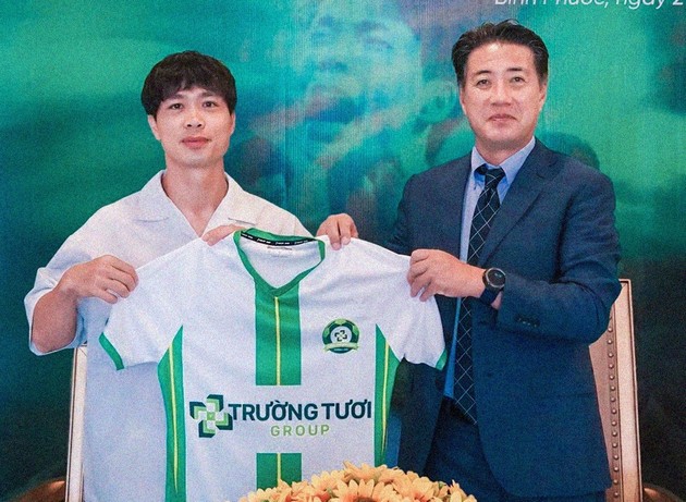 Nguyễn Công Phượng chia sẻ hoài bão khi gia nhập Bình Phước. Ảnh: Bình Phước FC.