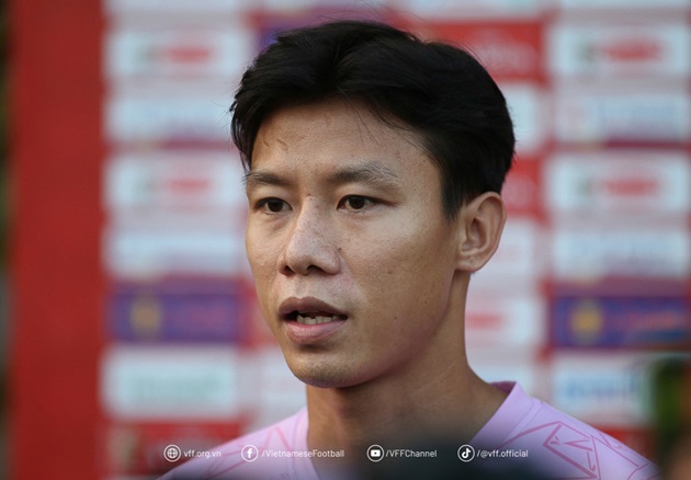 Quế Ngọc Hải trả lời phỏng vấn. Ảnh: VFF.