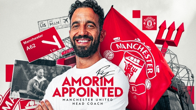 Amorim chính thức tiếp quản Man United từ 11/11/2024.