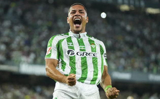 Vitor Roque trong màu áo Real Betis.