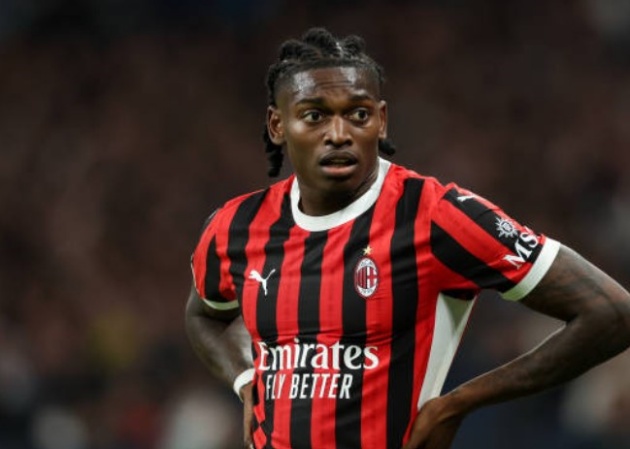 Leao trong màu áo Milan.
