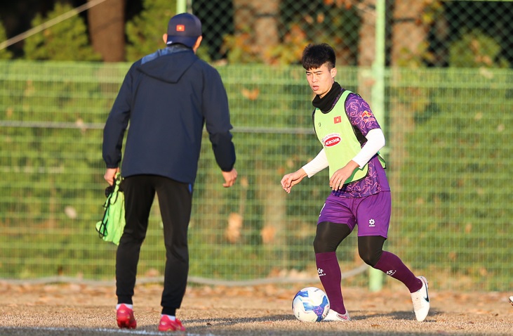 Duy Mạnh cùng ĐT Việt Nam tích cực chuẩn bị cho ASEAN Cup 2024.