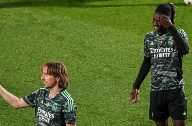 Bộ đôi Modric và Camavinga.
