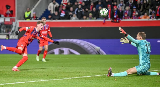 Jorgensen khiến Heidenheim nản lòng.