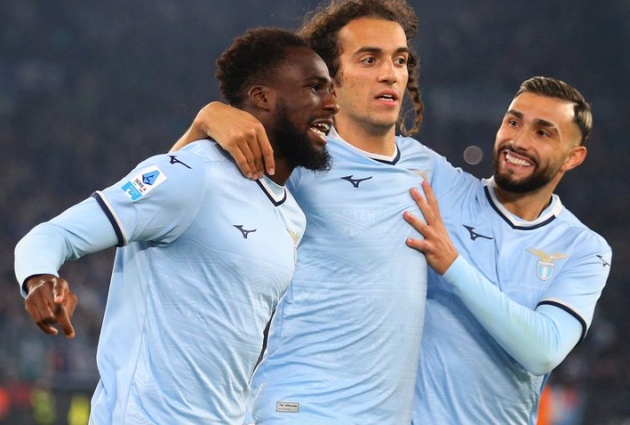 Lazio xếp thứ 5 ở Serie A.