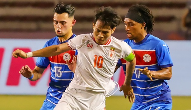 Philippines và Myanmar chia điểm với tỉ số hòa 1-1.