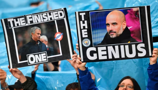 Mourinho luôn là đối thủ khó chịu của Guardiola.