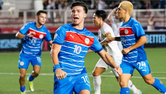 Philippines hòa 1-1 Myanmar.