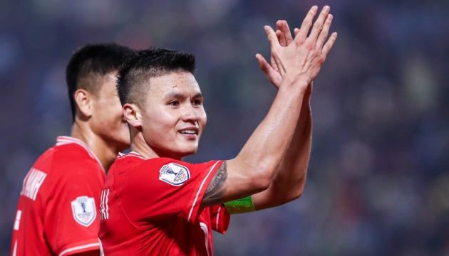 Nguyễn Quang Hải đặt dấu ấn vào chiến thắng nhọc nhằn của thầy trò HLV Kim Sang-sik.