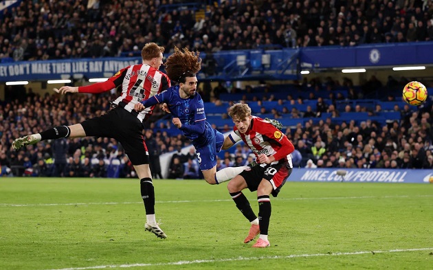 Cucurella đã mở tỷ số cho Chelsea.