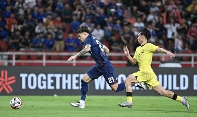 Thái Lan phải nhờ đến sai lầm của thủ môn đối thủ để ghi bàn.