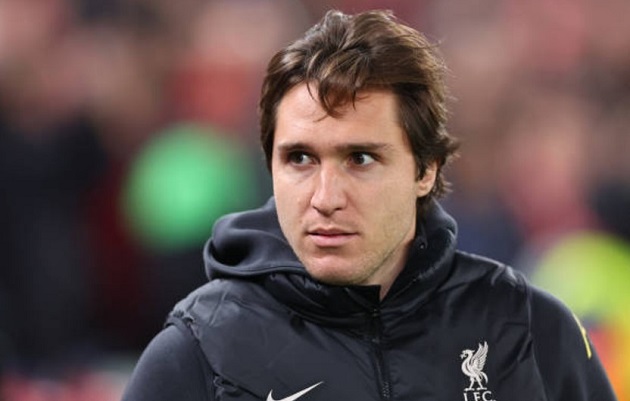 Chiesa không được ra sân nhiều kể từ khi gia nhập Liverpool.