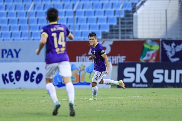 Phạm Tuấn Hải lập công trước ngày lên ĐTQG. Ảnh: Hà Nội FC.