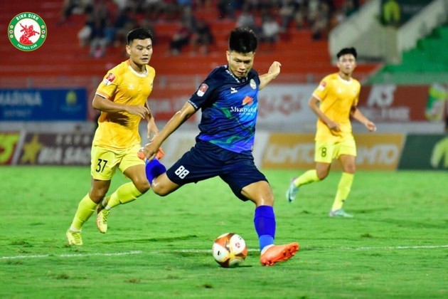 Bình Định đánh bại Quảng Nam tại vòng 22 V.League 2023/2024. Ảnh: Bình Định FC.