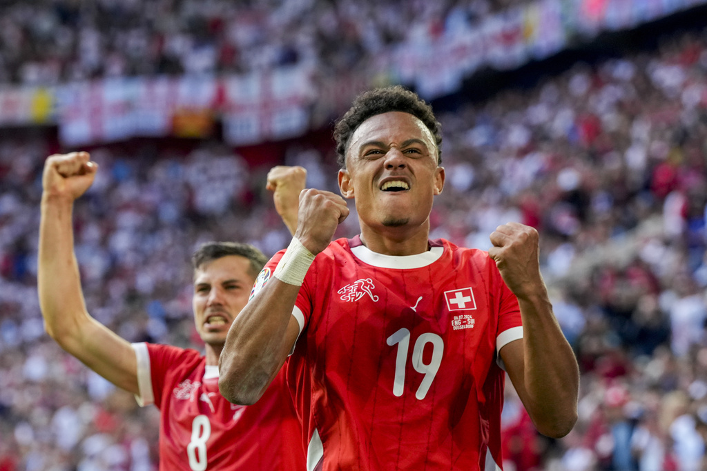 Dan Ndoye gây ấn tượng ở EURO 2024.