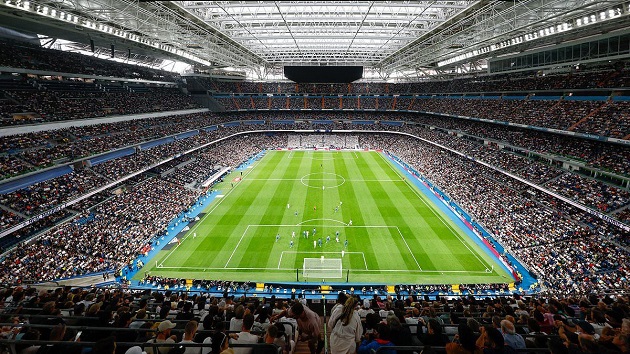 Sân Bernabeu đã được cải tiến.