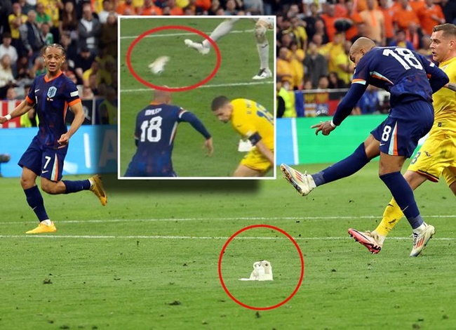 Pha bóng khá hài hước được chia sẻ sau trận đấu.