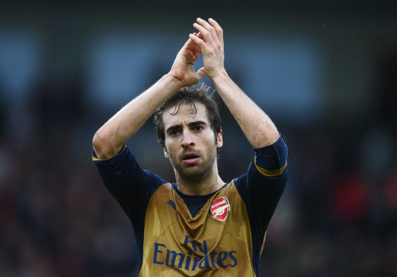 Flamini lúc còn khoác áo Arsenal.