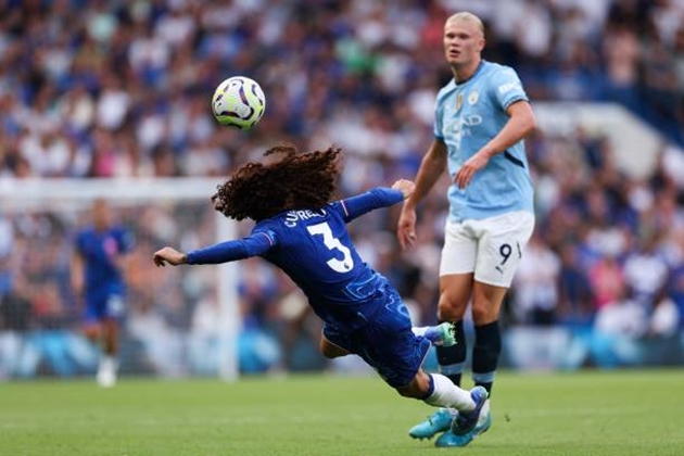 Erling Haaland đáp trả màn cà khịa của Marc Cucurella.