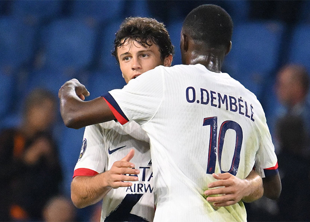 Tân binh 19 tuổi, Joao Neves đang thích nghi nhanh chóng với lối chơi của PSG.