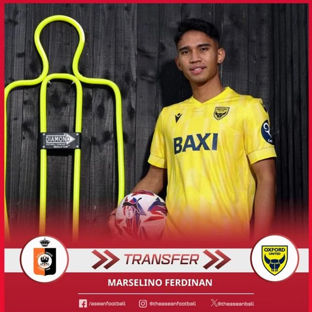 Ferdinan đầu quân cho CLB Oxford United. Ảnh: ASEAN Football