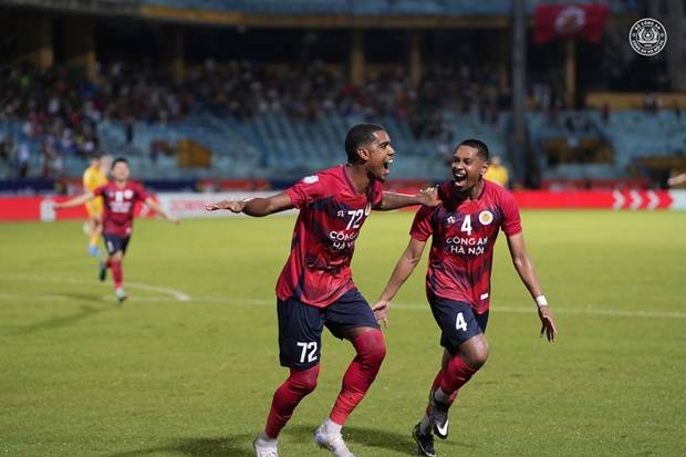 Alan ghi bàn quyết định giúp CAHN đánh bại Buriram United. Ảnh: CAHN.