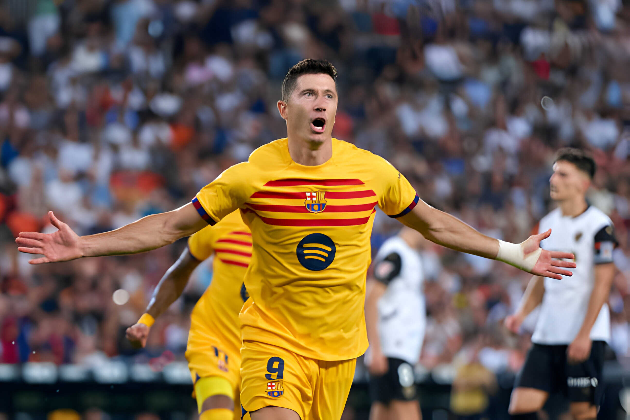 Lewandowski ghi 3 bàn trong 2 trận vừa qua cho Barca ở La Liga 2024/25.