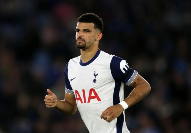 Solanke gây thất vọng trong trận đấu với Leicester City.