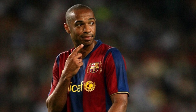 Henry chuyển đến Barca vào hè 2007.