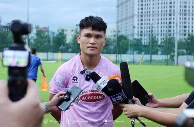 Tuấn Hải đang có phong độ tốt trong màu áo tuyển Việt Nam. Ảnh: VFF.