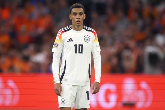 Jamal Musiala thu hút sự quan tâm của Liverpool.