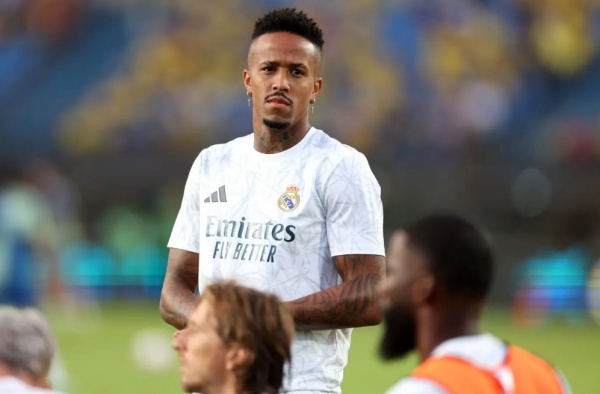 Militao trong màu áo Real Madrid.