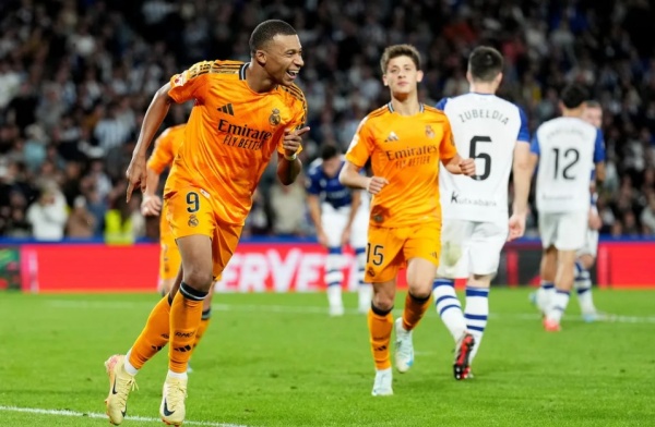 Real thắng Sociedad 2-0.
