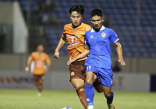 Trần Gia Bảo ghi bàn cho HAGL khi mới 16 tuổi. Ảnh: HAGL