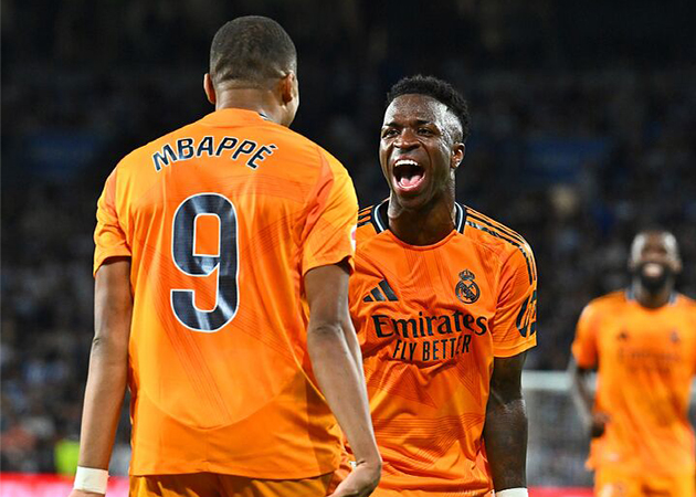 CĐV của Los Blancos đang rất trông chờ Kylian Mbappe và Vinicius Jr. toả sáng.