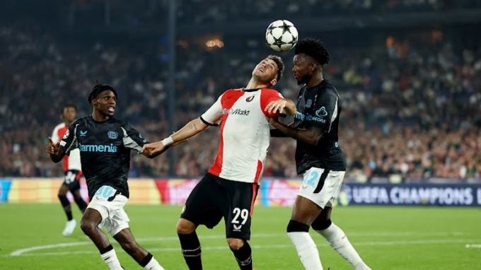 Bayer Leverkusen có trận mở màn chiến dịch Champions League mùa này trên sân của Feyenoord.