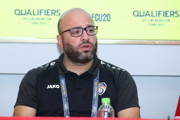 HLV trưởng U20 Syria, ông Mohamed Aqeel. Ảnh: VFF.