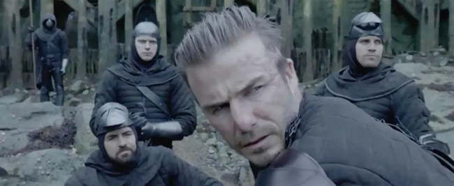 David Beckham xuất hiện trong King Arthur: Legend of the Sword năm 2017.
