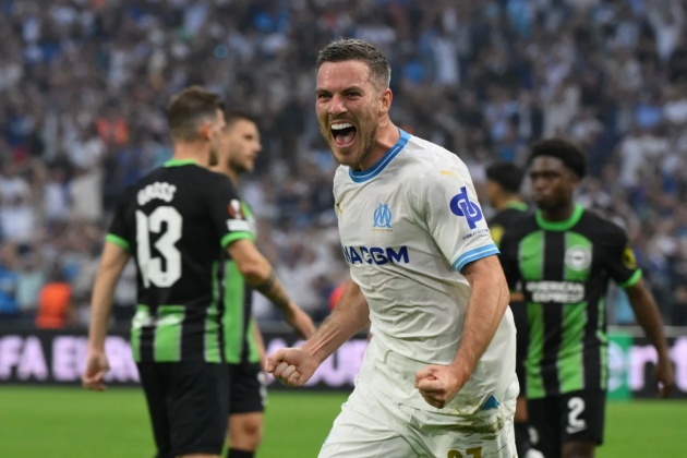 Veretout khi còn chơi cho Marseille mùa trước.
