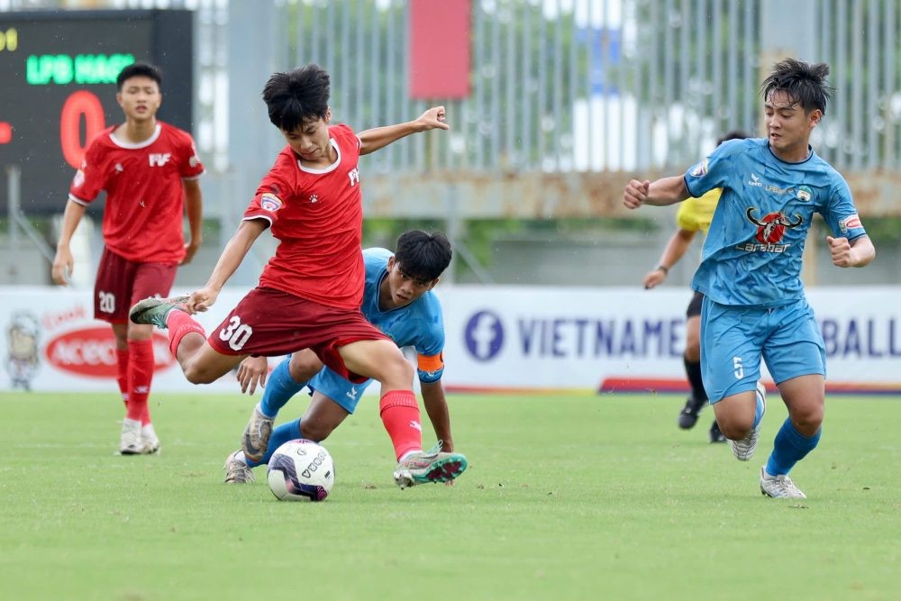 U15 HAGL thảm bại trước U15 PVF. Ảnh: VFF.