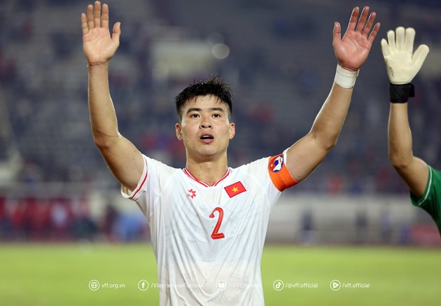Duy Mạnh là ứng viên hàng đầu cho danh hiệu Hậu vệ xuất sắc nhất ASEAN Cup 2024.
