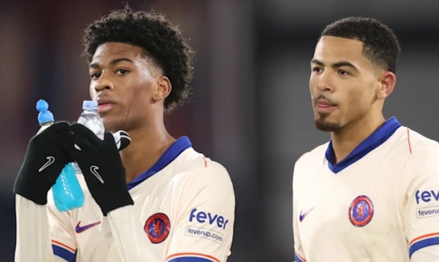 Bộ đôi Josh Acheampong và Levi Colwill.