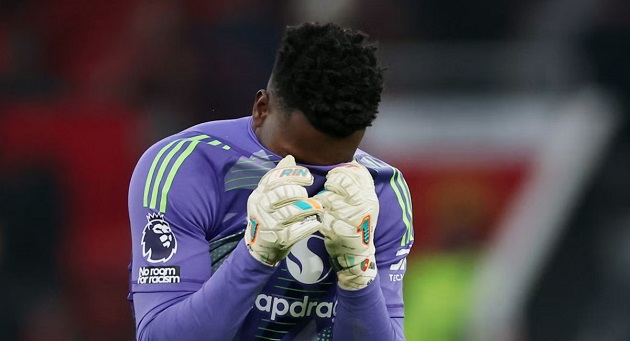 Onana lại khiến Man Utd ôm hận.